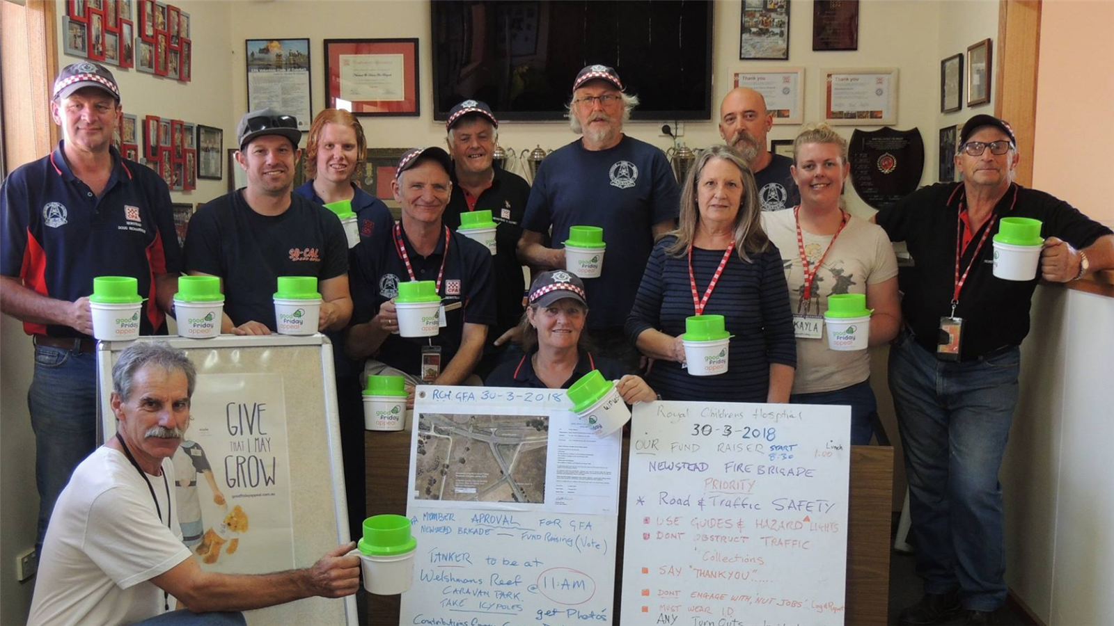 Newstead & District Fire Brigade are in their 15th year of fundraising for Good Friday Appeal
